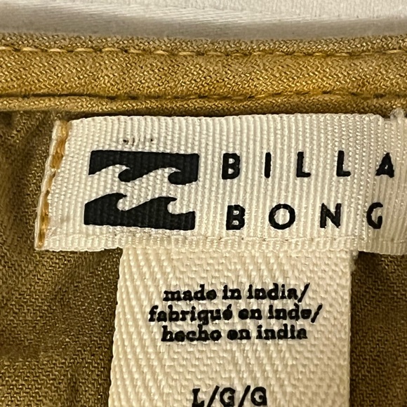 BILLABONG Wild Pursuit Short Overalls - in Sunset Gold, size L - Picture 9 of 9